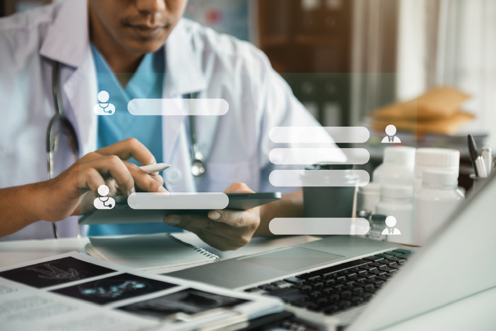 Patient receiving transitional care management support after hospital discharge through coordinated follow-up care